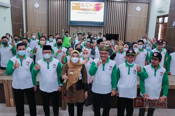 Bareng 80 Orang Lintas Umat Beragama, Mbak Eisti Ikuti Donor Darah FKUB Demak
