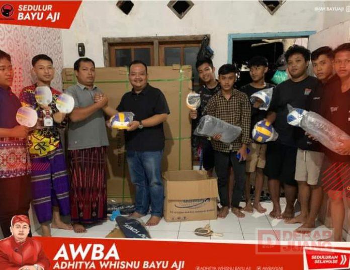 Bayi Aji Beri Dukungan Sarpras Olahraga