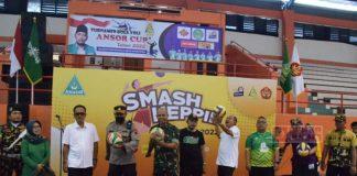 Buka Turnamen Voli Ansor Cup, Sadewo Harap Akan Ada Bibit Atlet Asal Banyumas