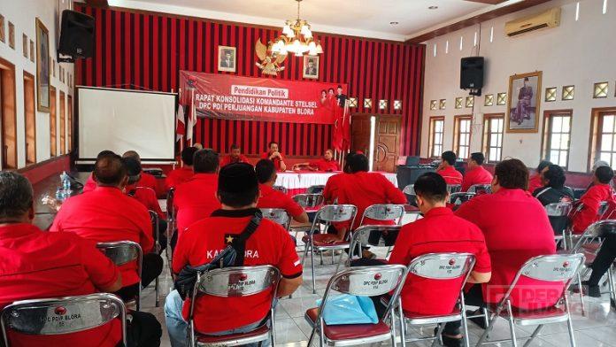 DPC PDI Perjuangan Blora Rapat Persiapan Konsolidasi KomandanTe Stelsel