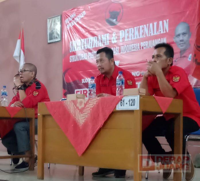 Firman Mauludin Beri Pemahaman KomandanTe Stelsel Kepada Struktural PDI Perjuangan Ajibarang