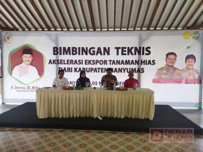 Gelar Bimtek Akselerasi Ekspor Tanaman Hias, Sunarna Sebagai Pembuka Jendela Produk-produk Lokal