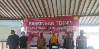 Gelar Bimtek P2L, Sunarna: Sebagai Usaha Bantu Pemerintah Pada Program Ketahanan Pangan Nasional