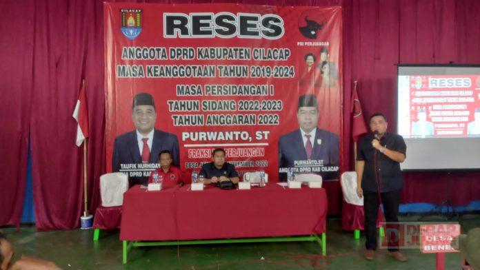 Gelar Pertemuan di Majenang, Purwanto Solidkan Struktural