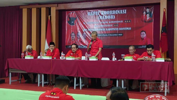 Gelar Rakor KomandanTe, PDI Perjuangan Banyumas Samakan Persepsi