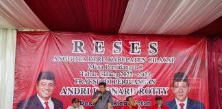 Inginkan Menang Mutlak di Dapil VI Jeruklegi, Andry Gelar Konsolidasi Reses