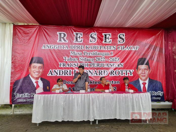 Inginkan Menang Mutlak di Dapil VI Jeruklegi, Andry Gelar Konsolidasi Reses