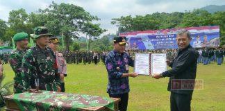 Junarso: Berjalan Lancar, TMMD Bangun Jalan Beton dan Renovasi 5 Rumah