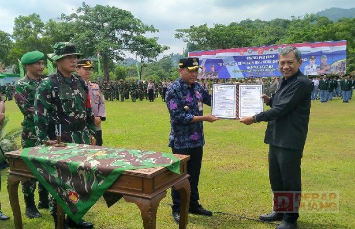 Junarso Berjalan Lancar, TMMD Bangun Jalan Beton dan Renovasi 5 Rumah