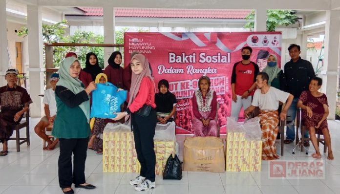 KJ Kota Pekalongan Sambangi RPSBM, Bagikan 80 Paket Sembako