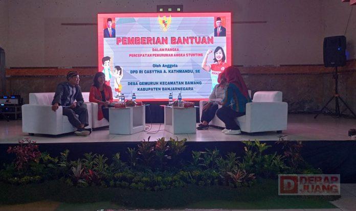 Kunjungi Banjarnegara, Mbak Casytha Kampanyekan Berantas Stunting