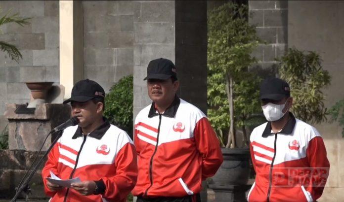 Lepas Kontingen PORPROV KORPRI, Ngesti Nugraha Jaga Nama Baik Kab. Semarang