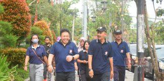 Peringati HUT KORPRI, Bung Dance Ikuti Jalan dan Senam Sehat