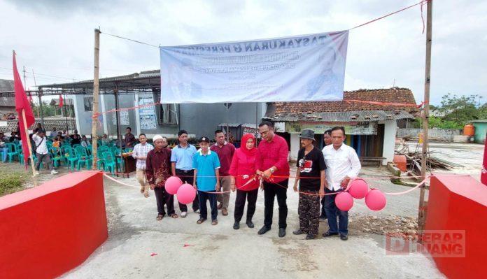 Resmikan Jembatan Penghubung Dua Dukuh, Ismawan Semoga Bermanfaat Bagi Masyarakat Desa Gemuruh