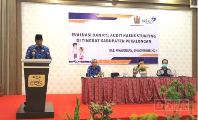 Riswadi Pimpin Rapat Evaluasi Audit Stunting