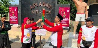 Serahkan Obor Api Pospenas, Sri Sumarni: Bentuk Keharmonisan Antar Umat Beragama