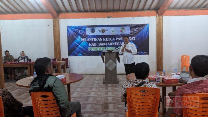 Wahju Djatmika Kukuhkan Pengurus Pasupikat Banjarnegara Periode 2022-2025