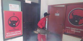 Waspada Nyamuk Demam Berdarah, Kantor DPC Batang Difogging