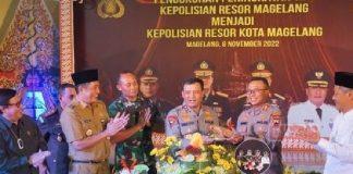 Zaenal Arifin Hadiri Pengukuhan Polresta Magelang