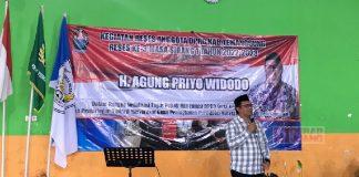 Komitmen Mas Agung Dukung Pengembangan Tim Sepak Bola Lokal