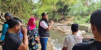 Hamenang Tinjau Bendungan Air I Yang Jebol di Mireng
