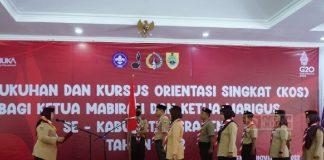 Mbak Yuni Kukuhkan Ketua Mabiran dan Mabigus Pramuka