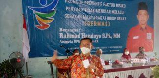 Rahmad Handoyo Gelar Sosialisasi Germas di Jatimulyo