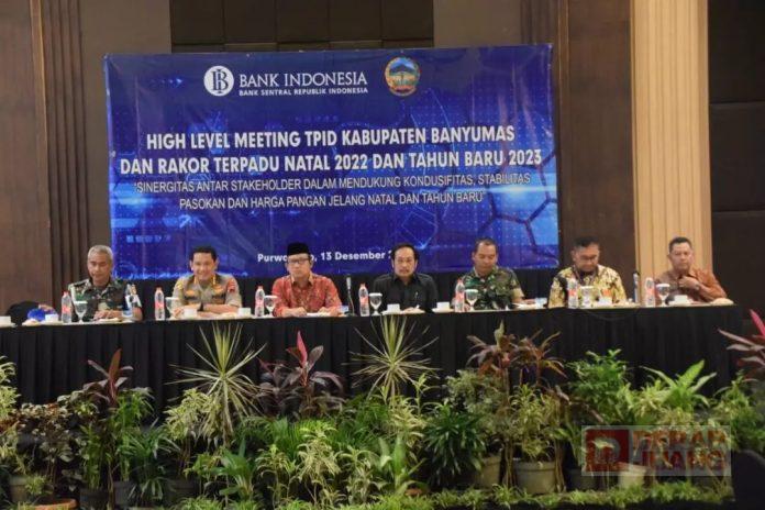 Bersama BI dan TPID Banyumas, Bupati Husein Pimpin Hight Level Meeting