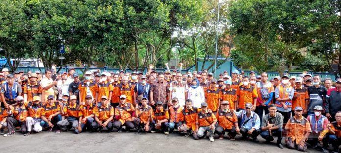 Bung Dance Ikuti Apel Akhir Tahun Bersama Juru Parkir Se-Kota Salatiga