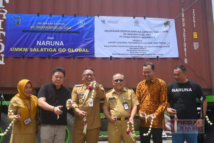 Bung Dance Lepas Ekspor Produk UMKM Salatiga