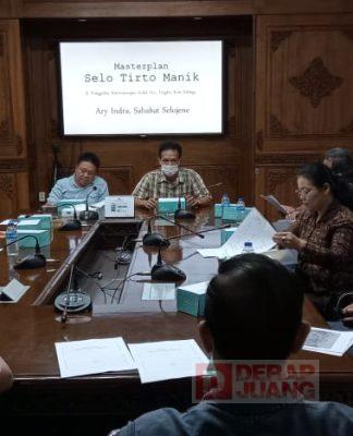 Bung Dance Pimpin Rapat Pemaparan Masterplan Selo Tirto Manik
