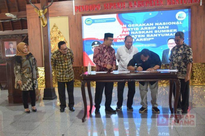 Bupati Husein Canangkan Gerakan Nasional Sadar Tertib Arsip