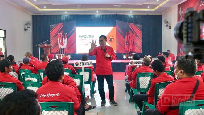 Edy Wuryanto Konsolidasi KomandanTe Stelsel Guna Songsong Pemenangan 2024