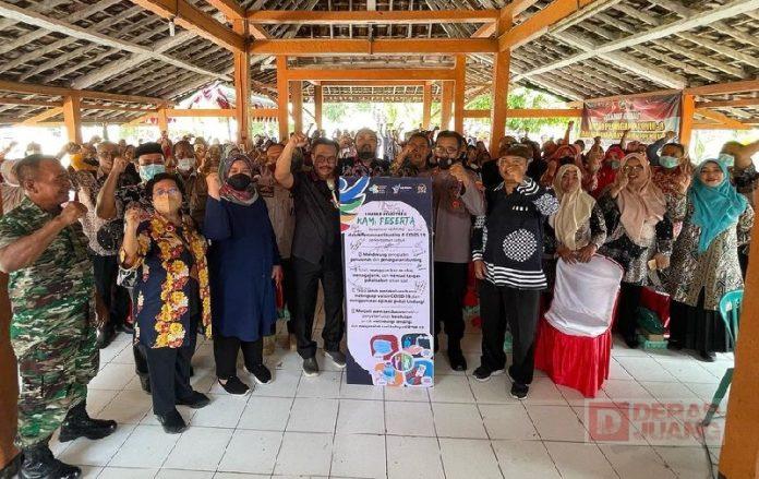 Edy Wuryanto Sosialisasikan Penurunan Stunting dan Covid-19 di Desa Kediren