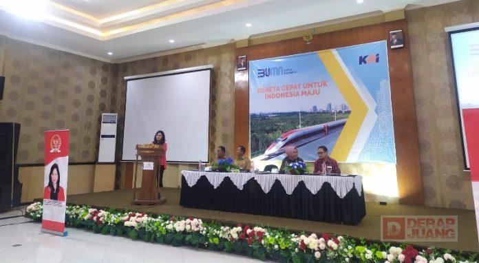 Evita Nursanty Kereta Cepat Solusi Wujudkan Indonesia Maju