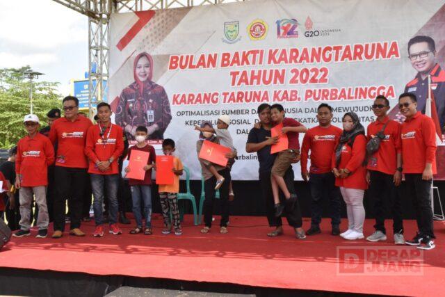 Gelar Bulan Bakti Karangtaruna, H.R Bambang Irawan Kami Hadir untuk Berbagi Kebahagiaan Dengan Sesama