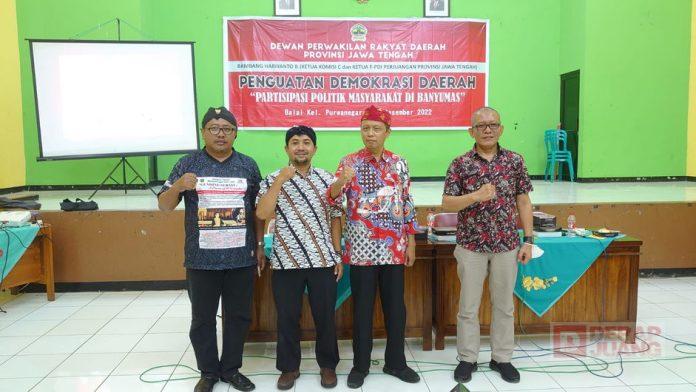 Gelar Sosialisasi Penguatan Demokrasi Daerah, BHB Ajak Masyarakat Banyumas Partisipasi Politik