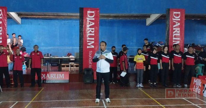 Ismawan Buka Event Bulutangkis Piala Ketua DPRD Banjarnegara Tahun 2022