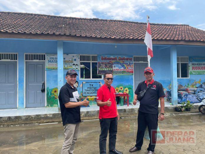 Jasmin Kunjungi Renovasi Bangunan TK Pertiwi Desa Pengadegan