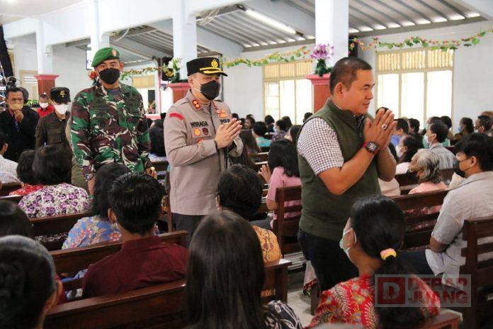 Monitoring Perayaan Natal, Masan Kudus Kondusif dan Tentram