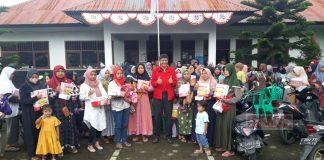 PDI Perjuangan Banjarnegara Bagikan Makanan Pendamping ASI Kepada Ibu Hamil dan Balita