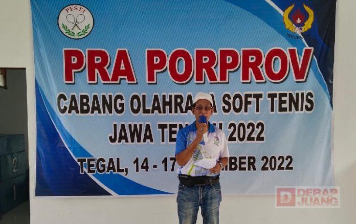 Purnomo Buka Pra Porprov Jawa Tengah Cabor Soft Tenis