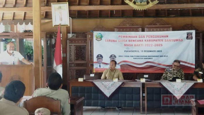 Sadewo Bina dan Kukuhkan Tagana Banyumas Periode 2022-2025
