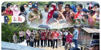 Sasar Pesisir Demak, Mbak Eisti Ajak Malik Sadat Idris Tinjau Wilayah Terdampak Rob