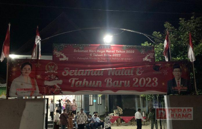 Seluruh KomandanTe Kebumen Pasang Spanduk Ucapan Selamat Natal dan Tahun Baru
