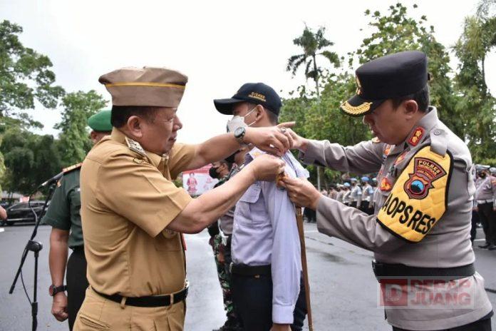 Siap Amankan Nataru, Wakil Bupati Grobogan Hadiri Apel Operasi Lilin Candi