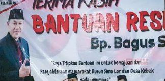 Bagus Selo Resmikan Pembangunan Pagar Makam di Simo Lor