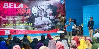 Rober dan Eni Candrawati Gelar Sosialisasi Arti Bela Negara