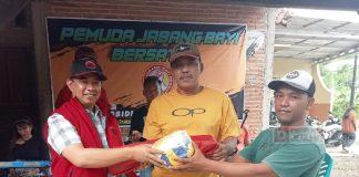 Aa Ipunk Berikan Bantuan Alat Olahraga di Acara Guyub Rukun Warga