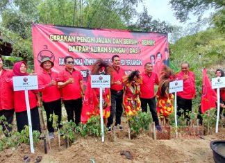 Banteng Blora Lakukan Gerakan Penghijauan di Daerah Aliran Sungai Lusi